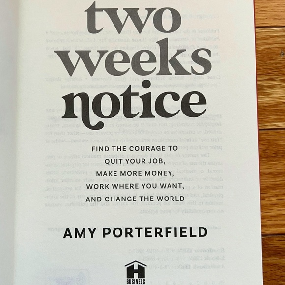 NEW Two Weeks Notice Entrepreneur Book by Amy Porterfield - Picture 5 of 7